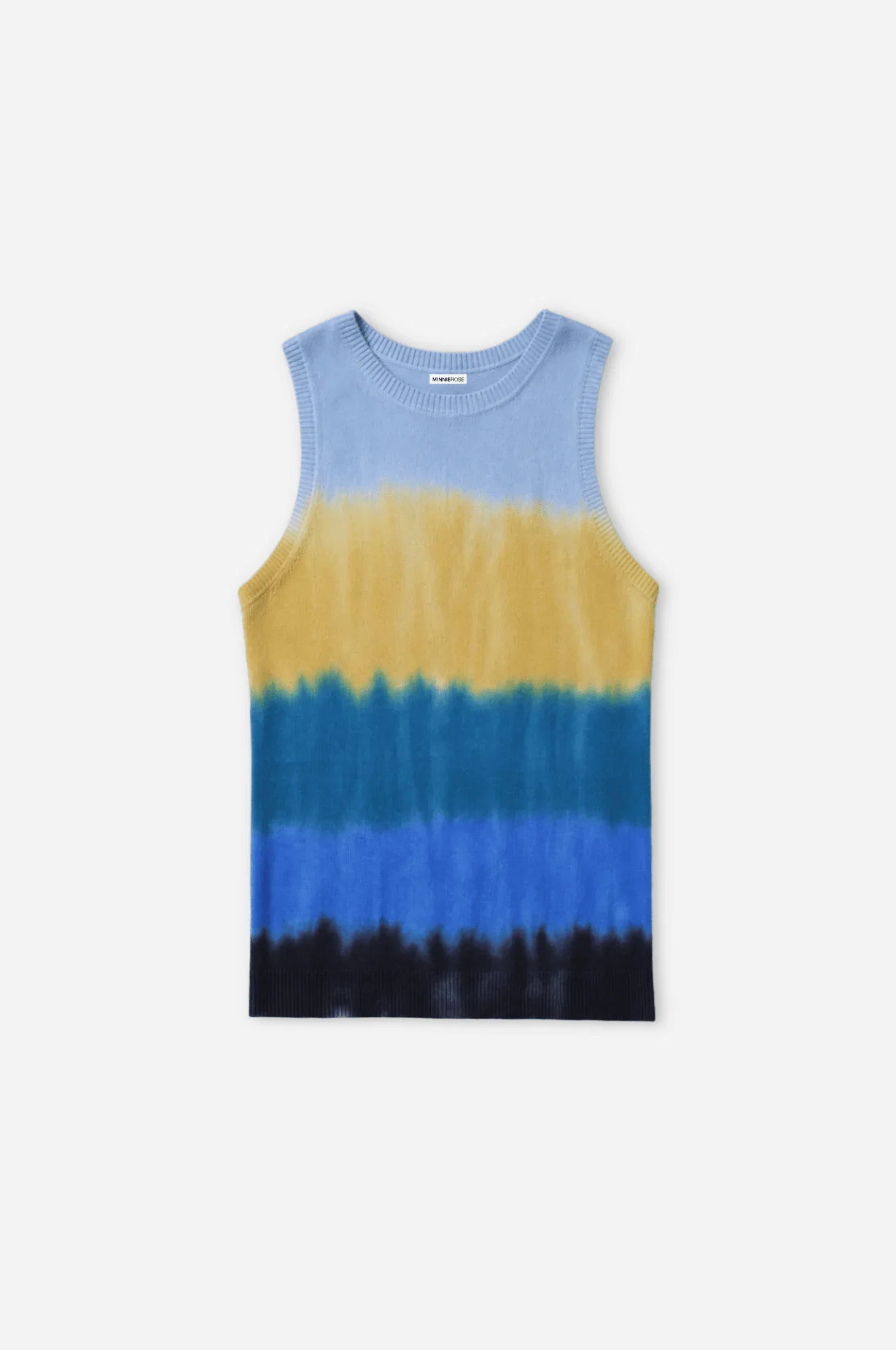 Image of Ombre Gradient Crew Neck Tank