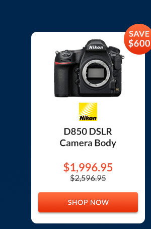 Nikon D850 DSLR Camera Body