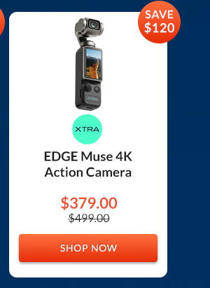 XTRA EDGE Muse 4K Action Camera