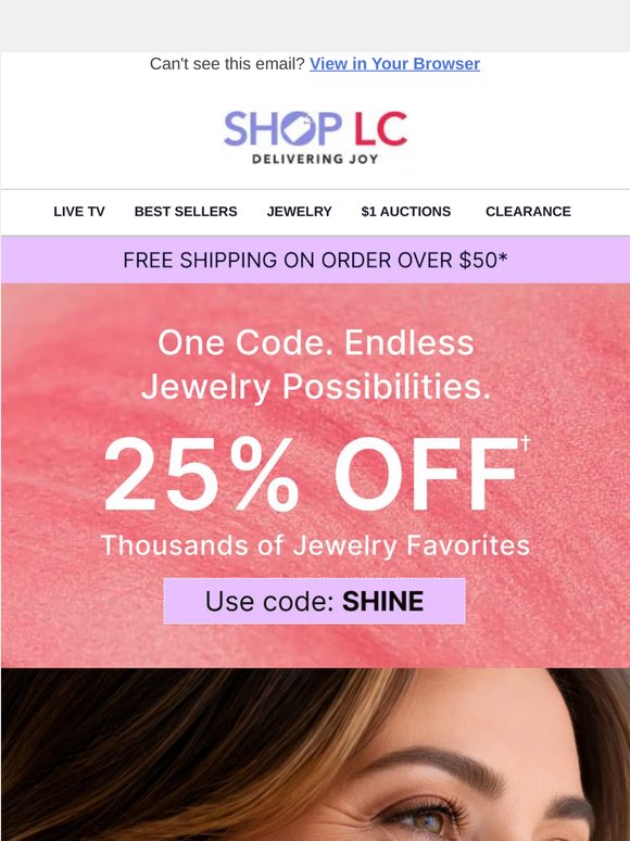 25% OFF Across the Jewelry Box