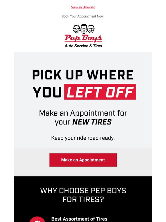 New Tire Service for Your Vehicle — Let's Get You Back on Track