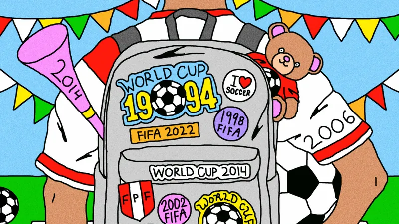 Image may contain: Bag, Backpack, Ball, Football, Soccer, Soccer Ball, Sport, Baby, and Person