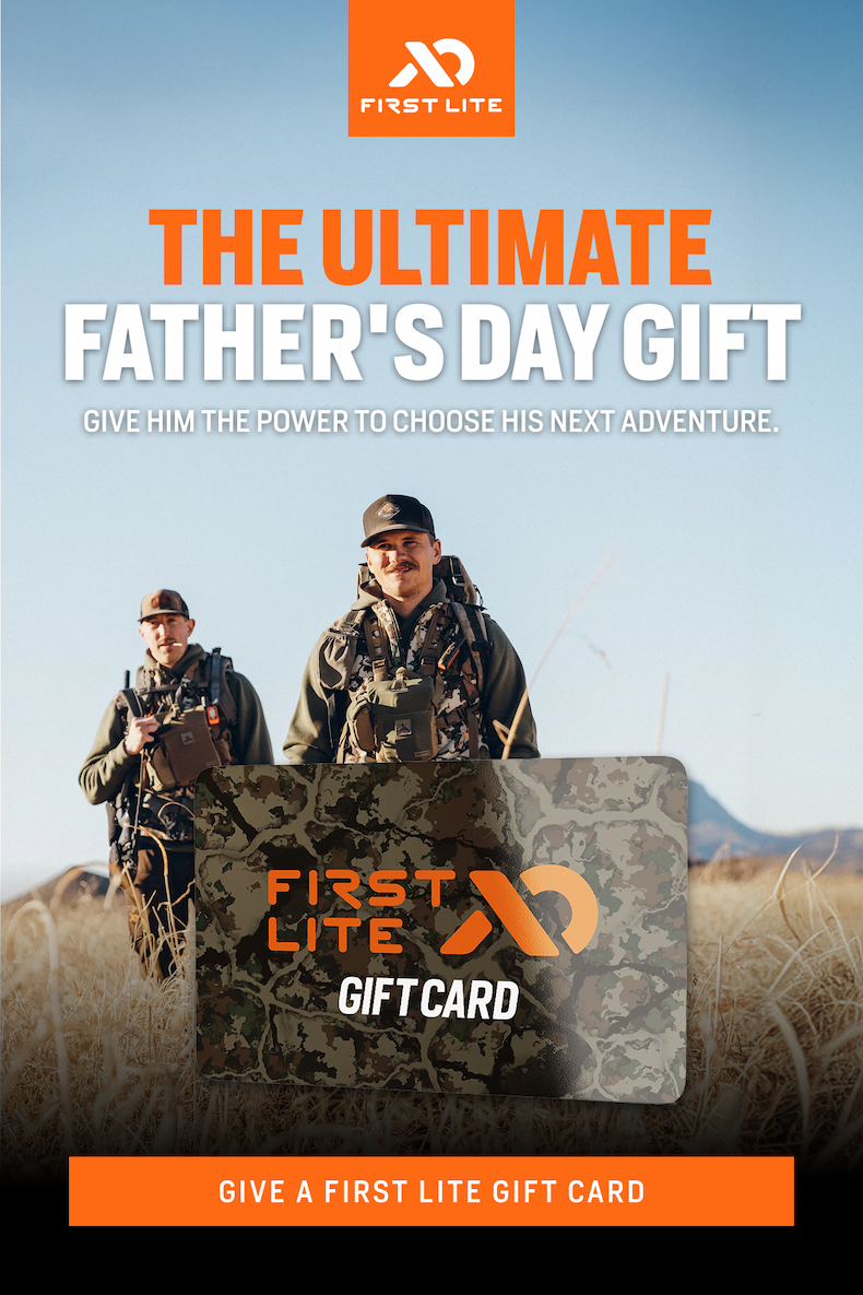 The ultimate father's day gift: Give a First Lite Gift card