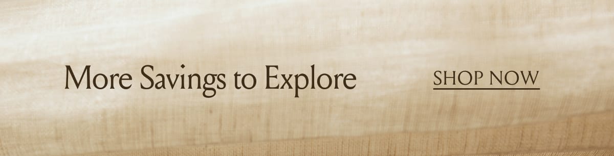 More Savings to Explore | Shop Now