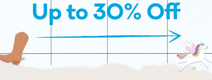 Up to 30% Off