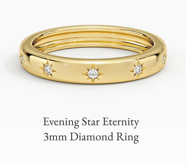 Evening Star Eternity 3mm Diamond Ring