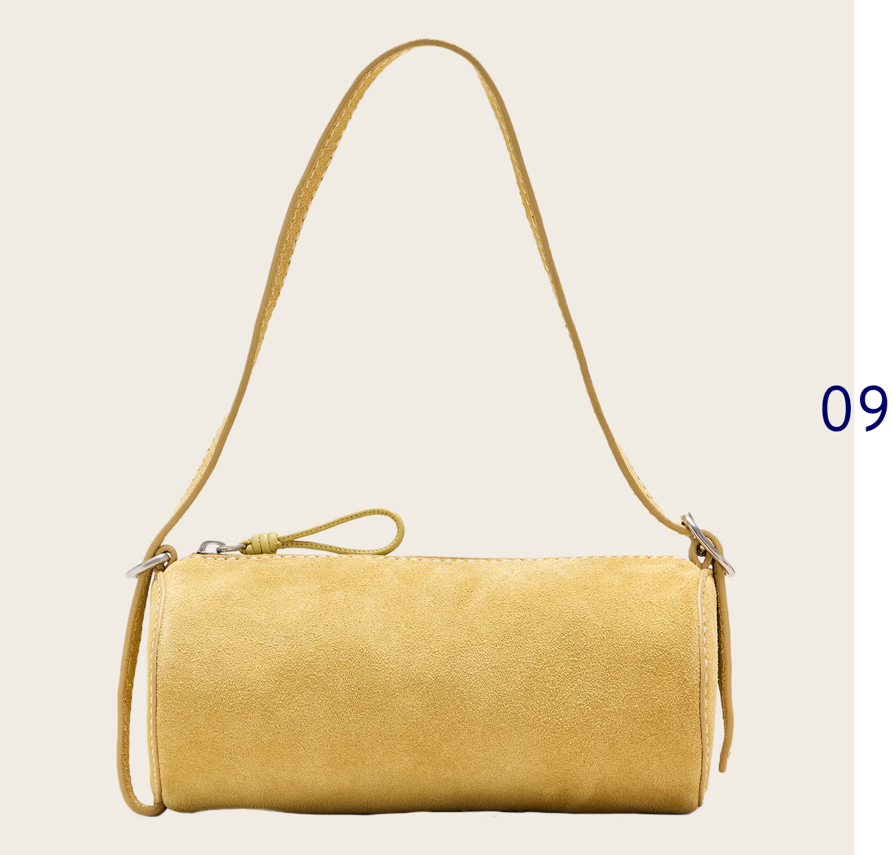 Leather Barrel Bag