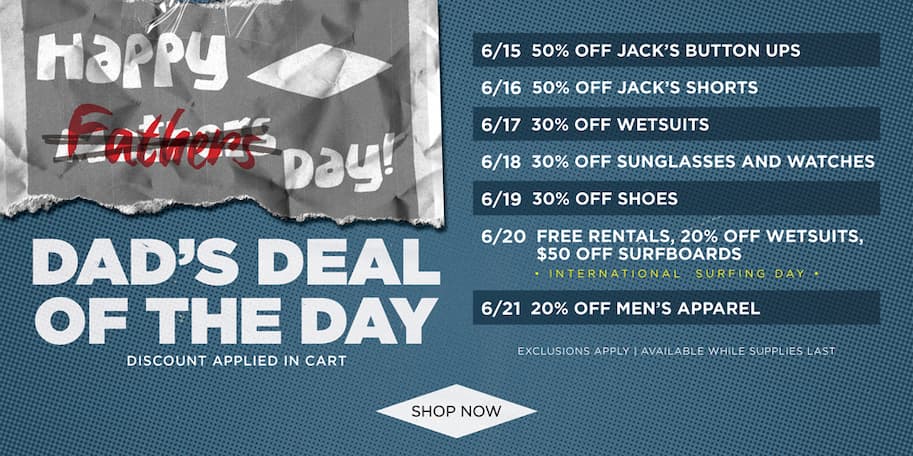 Dad's Deal of the Day - 50% Off Jacks Button Ups