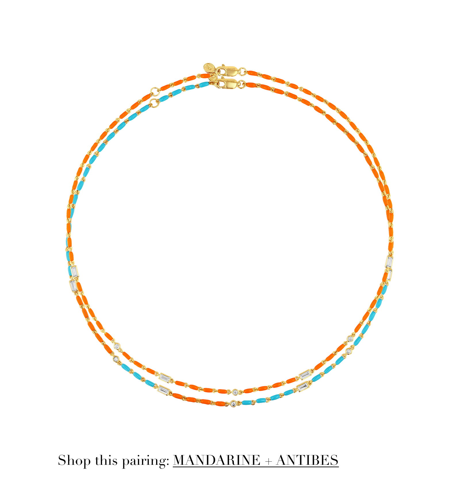 SHOP THIS PAIRING: MANDARINE  + ANTIBES