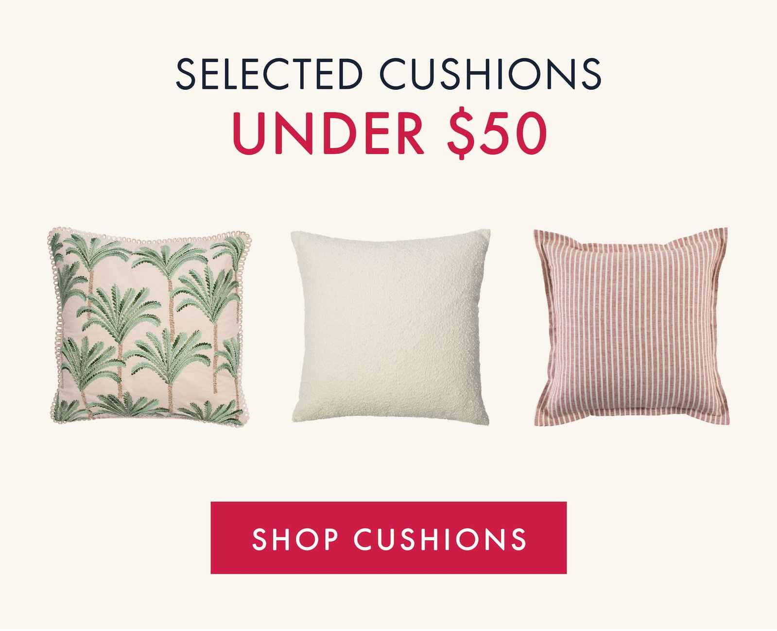 Cushion Sale