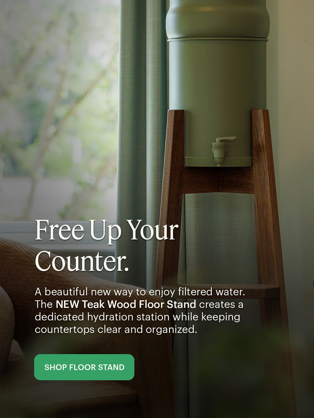 Free Up Your Countertops. Shop Floor Stand
