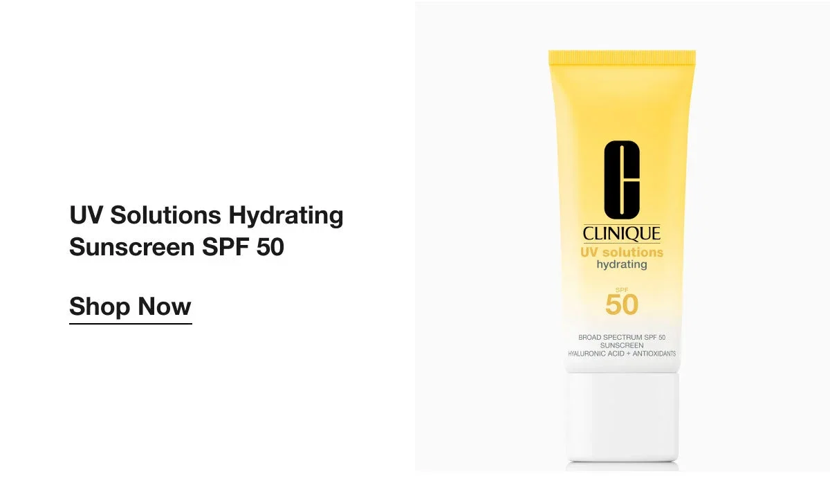UV Solutions Hydrating Sunscreen SPF 50 | Shop Now