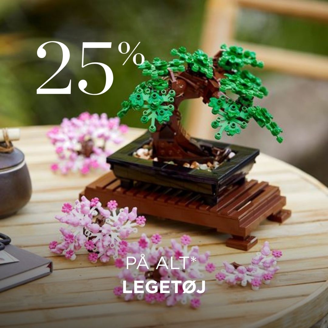 25% på alt* legetøj