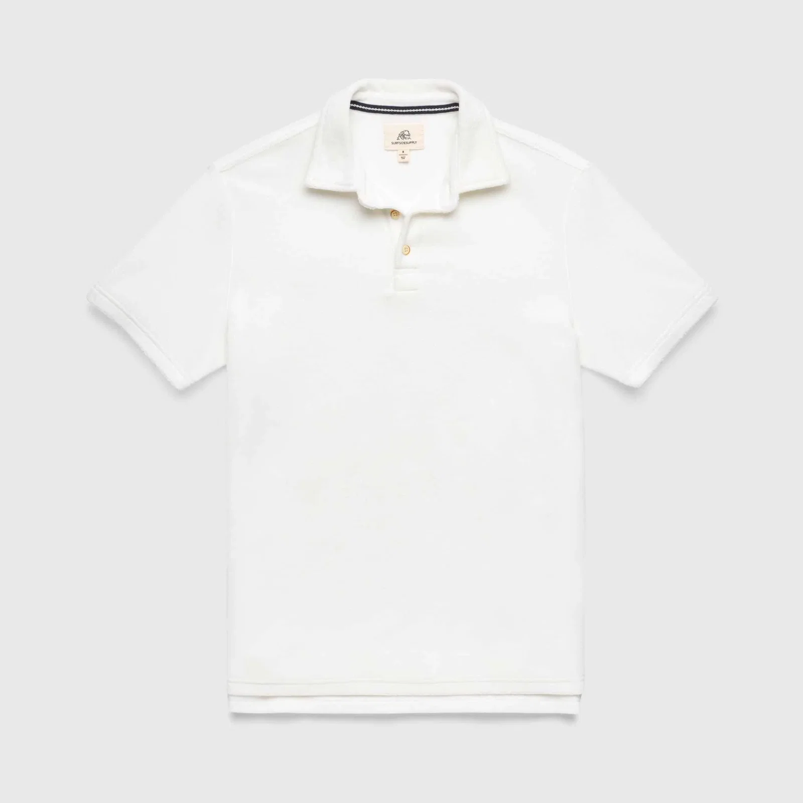 Image of Ryan Saltwater Terry Polo - White