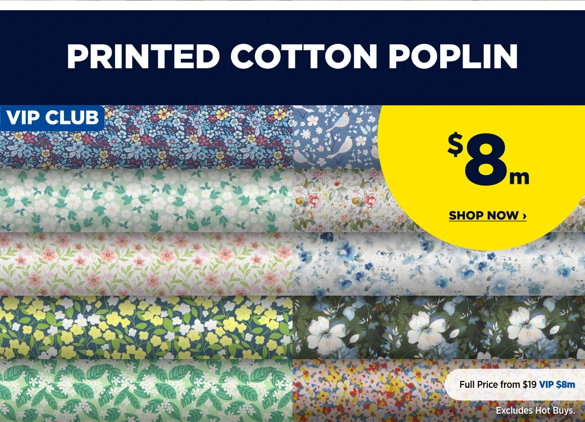 PRINTED COTTON POPLIN