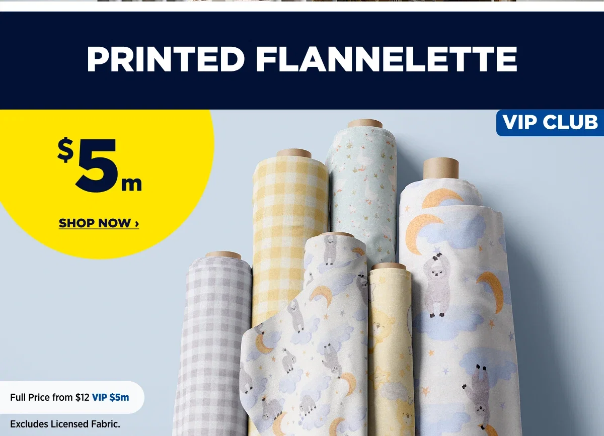PRINTED FLANNELETTE