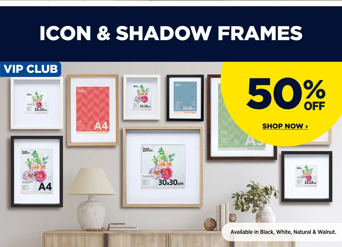 ICON & SHADOW FRAMES