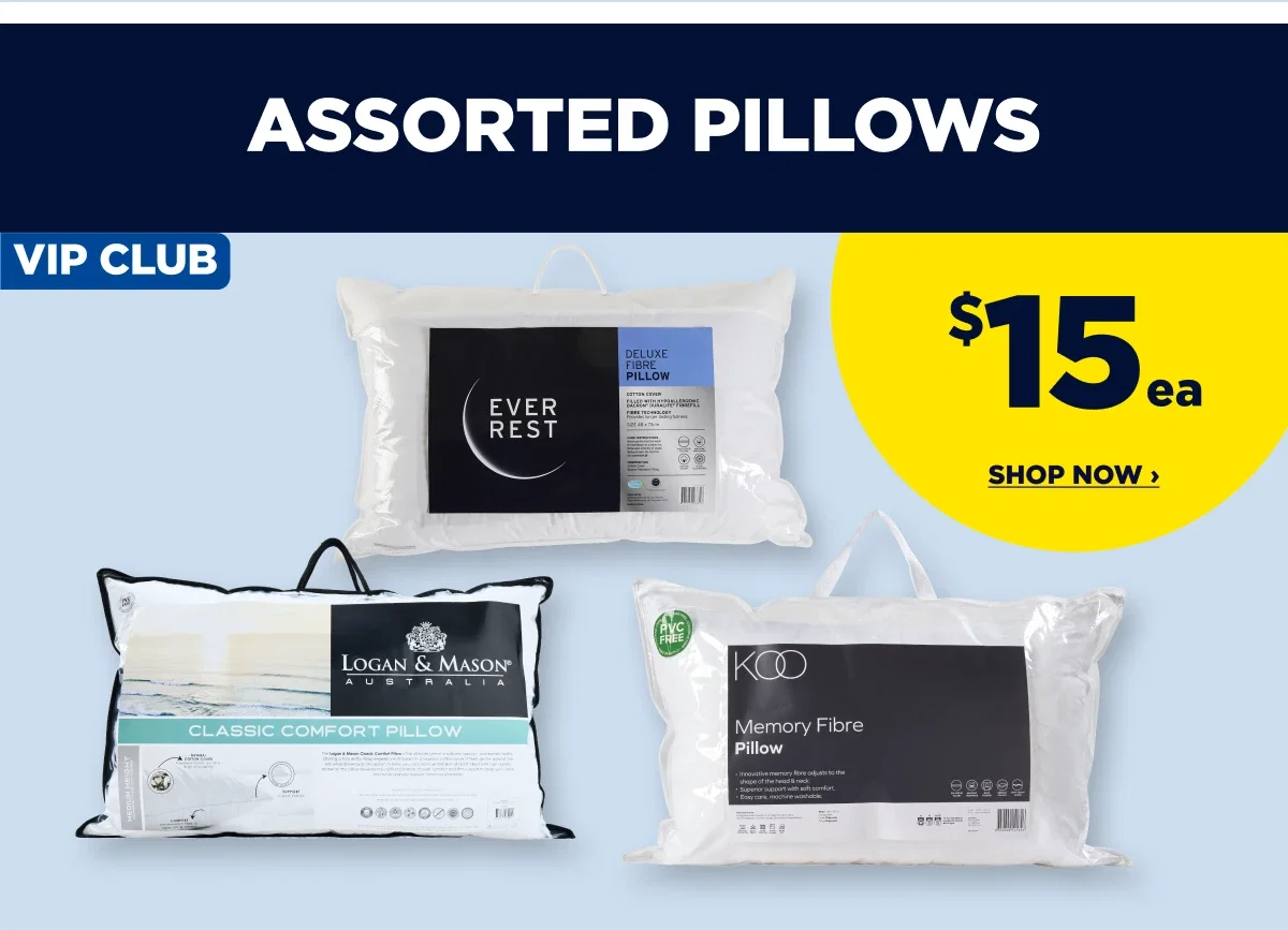 ASSORTED PILLOWS