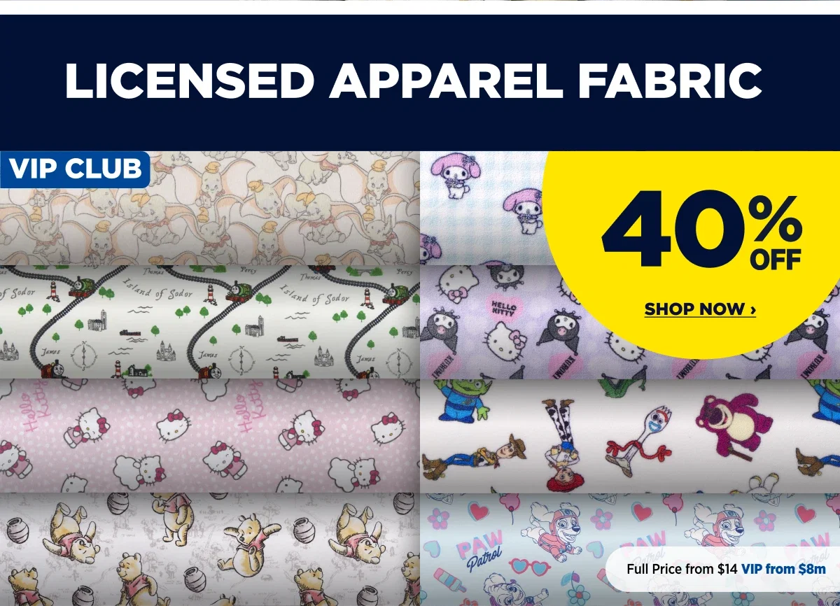 LICENSED APPAREL FABRIC