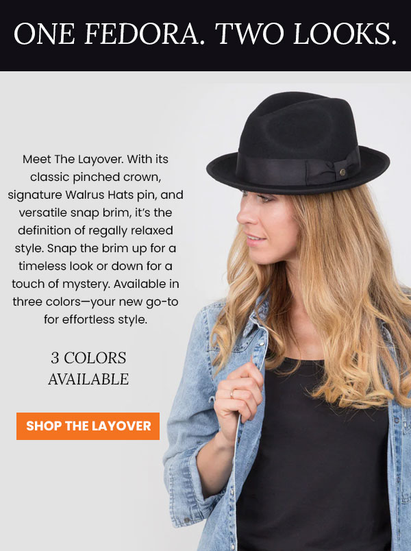 One Fedora Two Looks