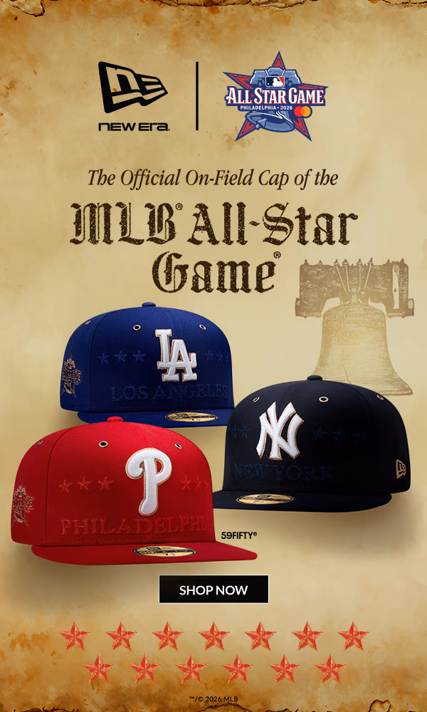 New Era. The Official On-Field Cap of the MLB All-Star Game. Shop Now.