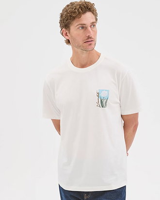 Australian Cotton bloomstate print t-shirt