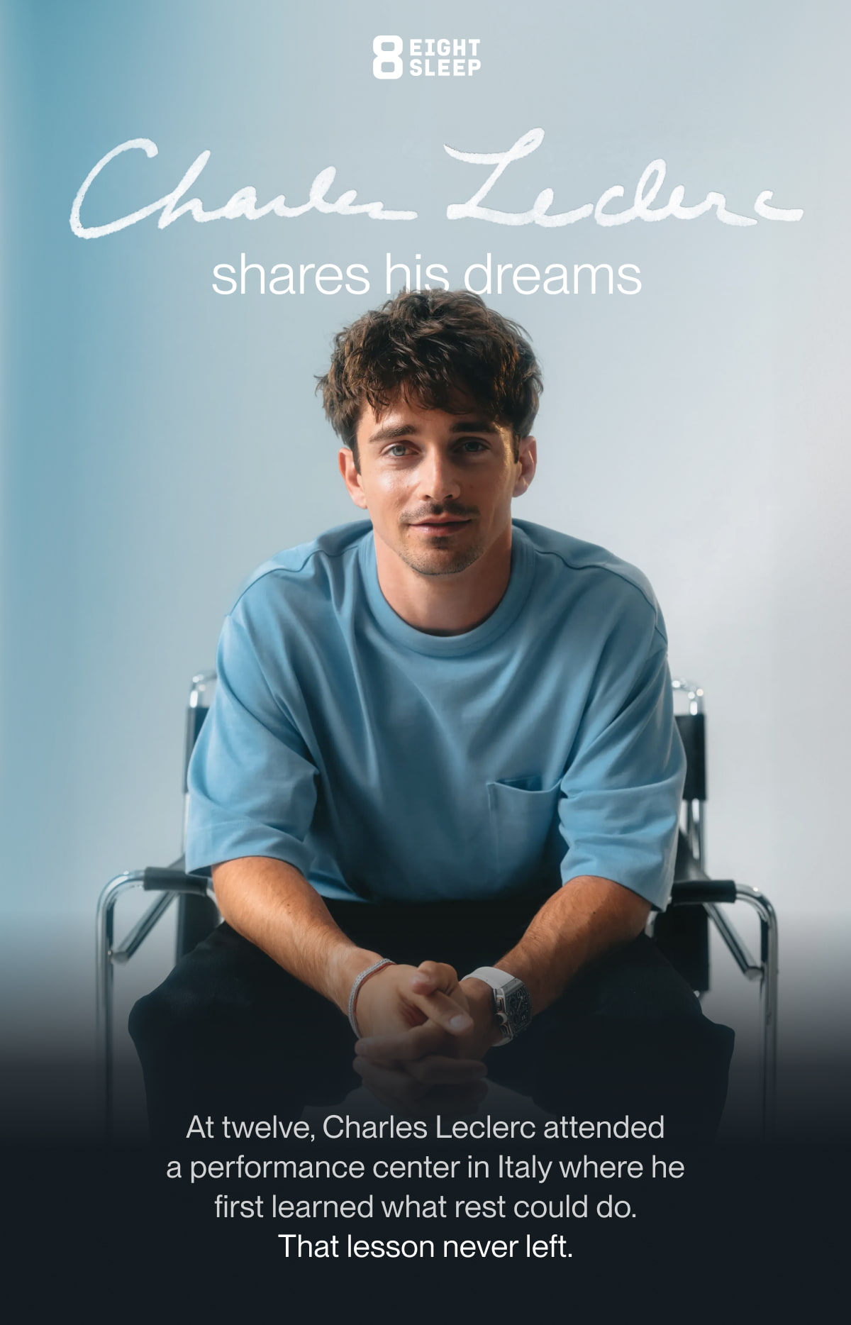 Charles Leclerc shares his dreams