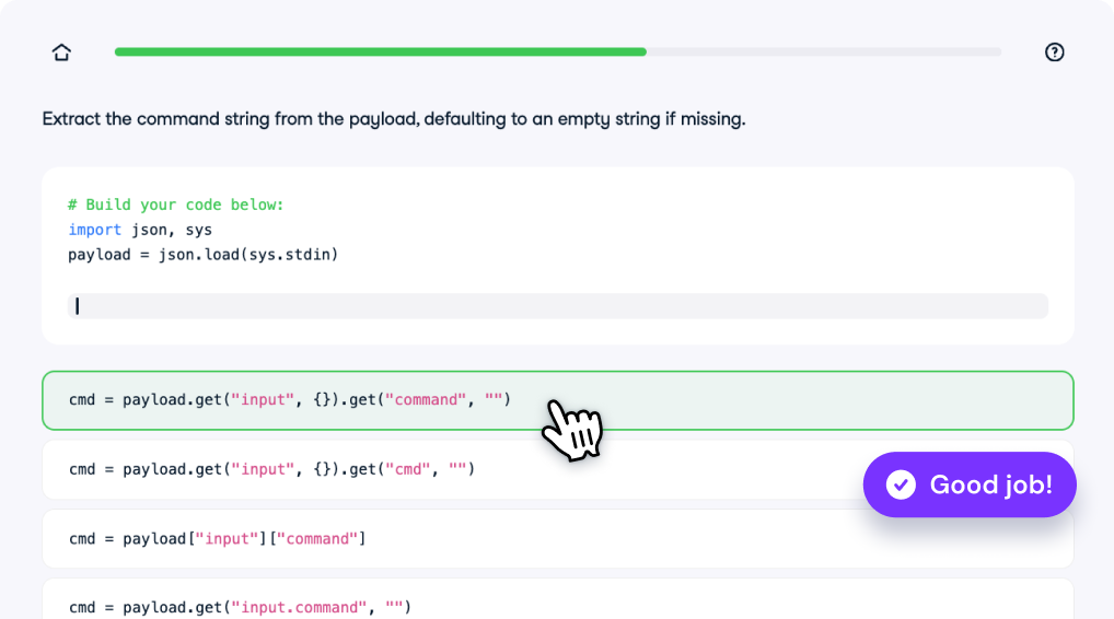 Practice Sessions on DataCamp