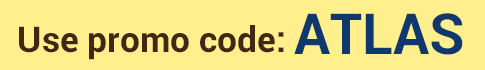 Use promo code: ATLAS