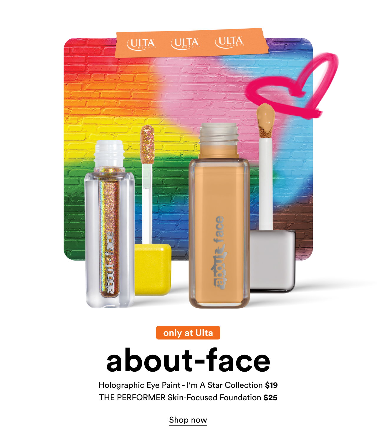 Only at Ulta | About-face | Shop now