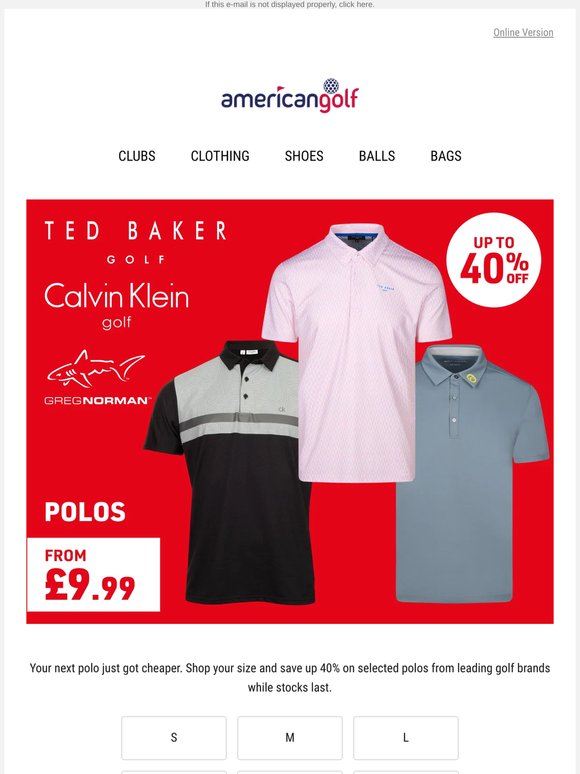Sale Polos From Just £9.99