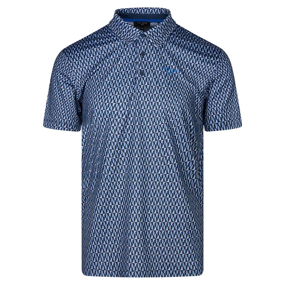 Ted Baker Men's Armourr Geo Print Golf Polo Shirt