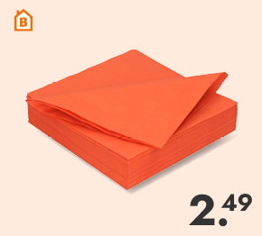 Servetten Oranje voor 3.99