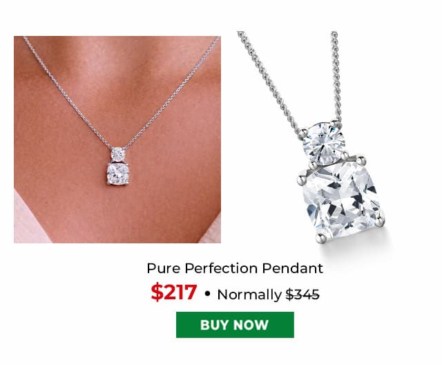 Pure Perfection Pendant Platinum Clad