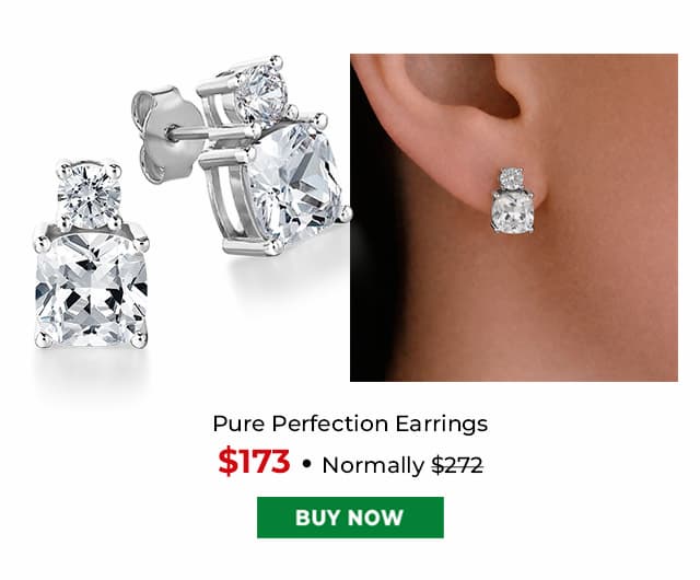 Pure Perfection Earrings Platinum Clad