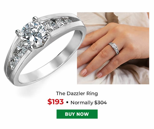 The Dazzler Ring Platinum Clad