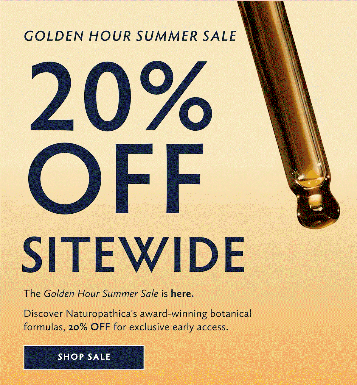 Golden Hour Summer Sale 20% OFF SITEWIDE