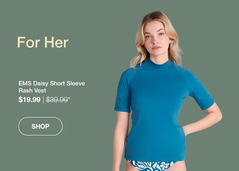 EMS Daisy Womens Short Sleeve Rash Vest