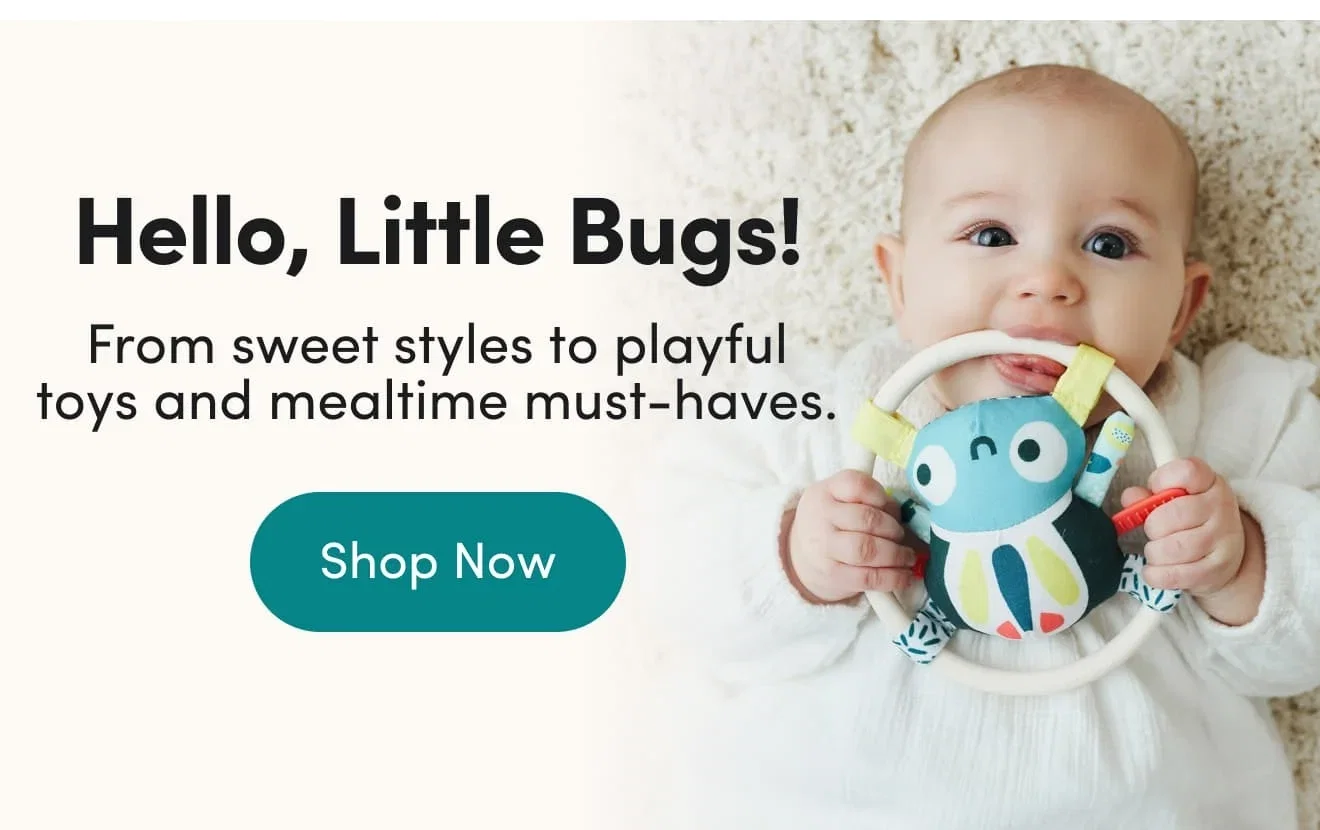 hello little bugs--shop now