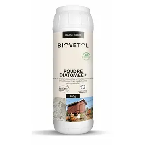 Poudre Diatomée + pour poule Bio 200g - Biovetol