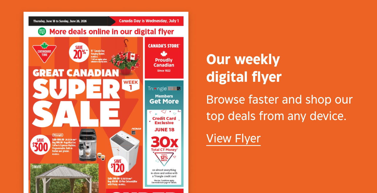 Our weekly digital flyer. Browse faster and shop our top deals from any device. View Flyer.