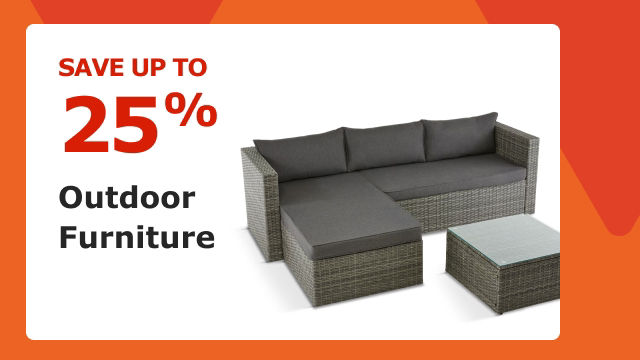 Save up to 25%. Outdoor Furniture.