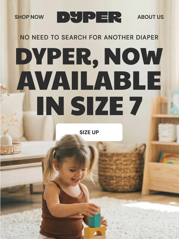 Same brand, bigger size!