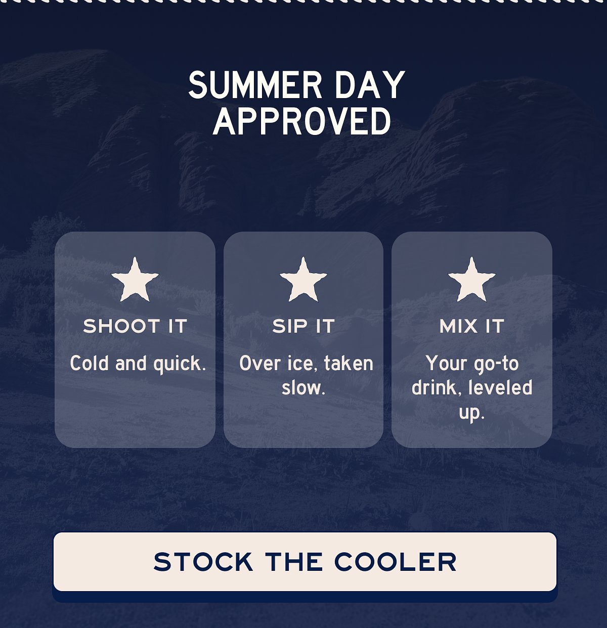 STOCK THE COOLER