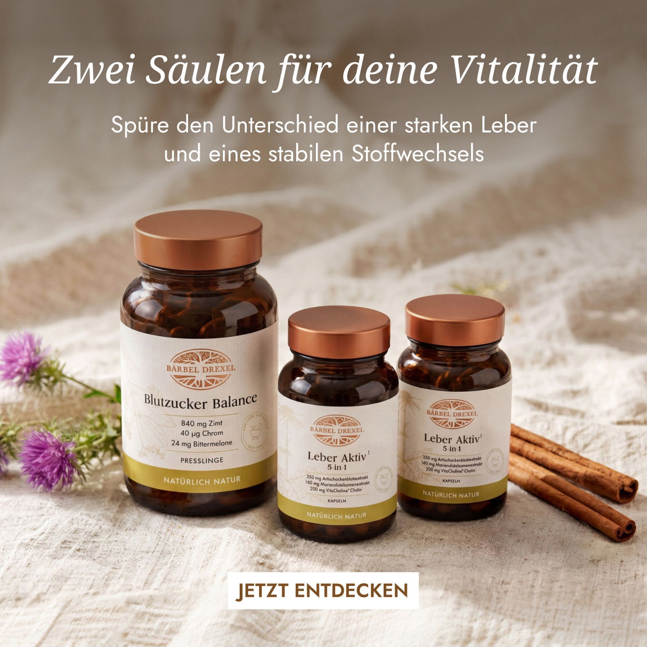 Zwei Säulen für deine Vitalität mit dem Experten-Bundle