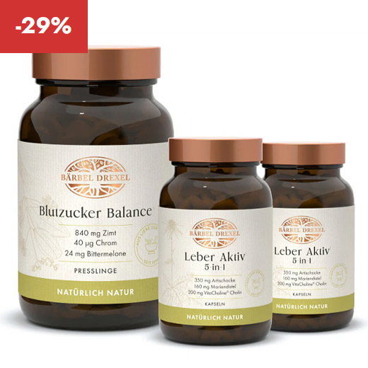 Experten-Bundle Leber Aktiv 5-in-1 und Blutzucker Balance