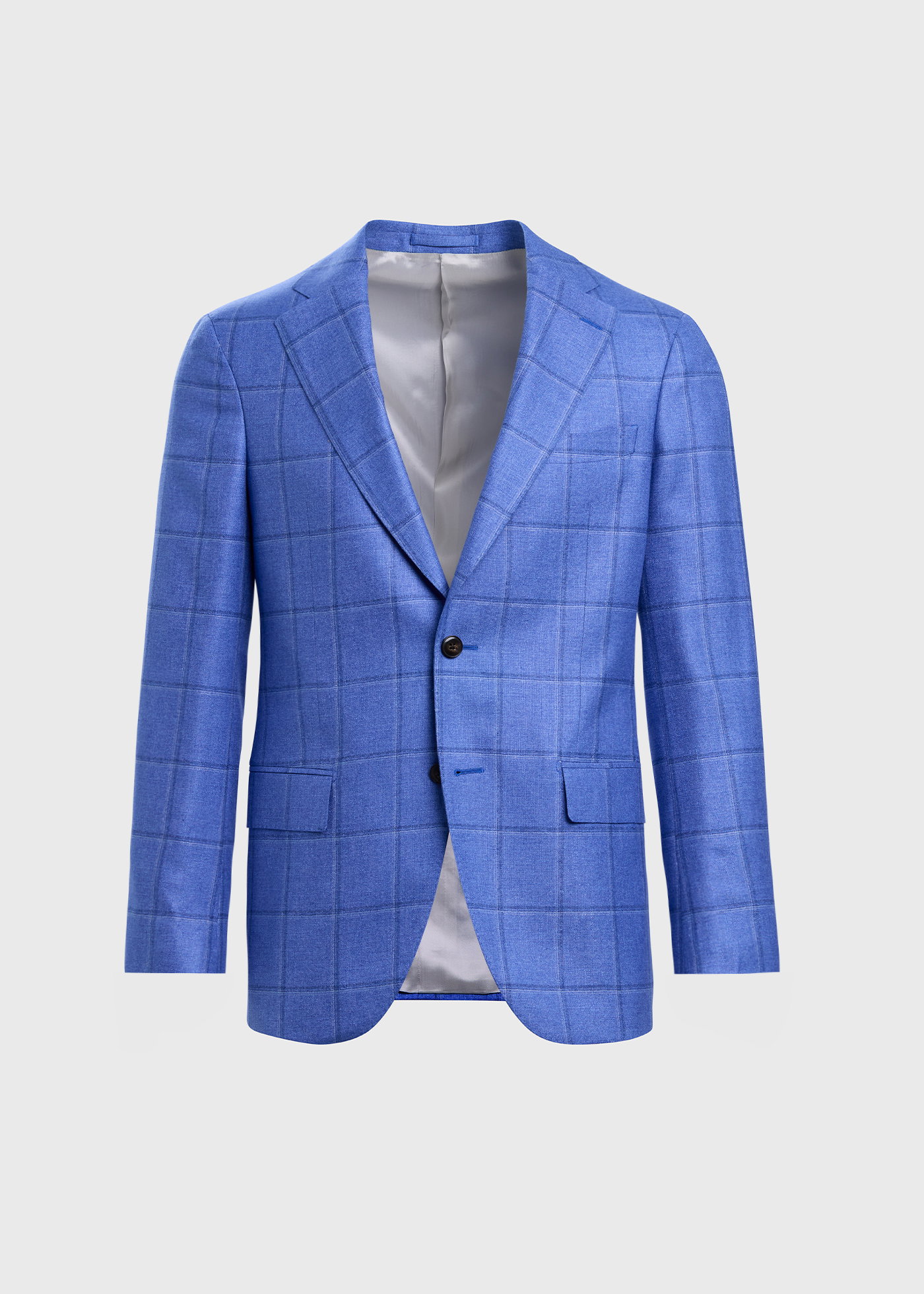 Silk & Cashmere Deco Windowpane Jacket