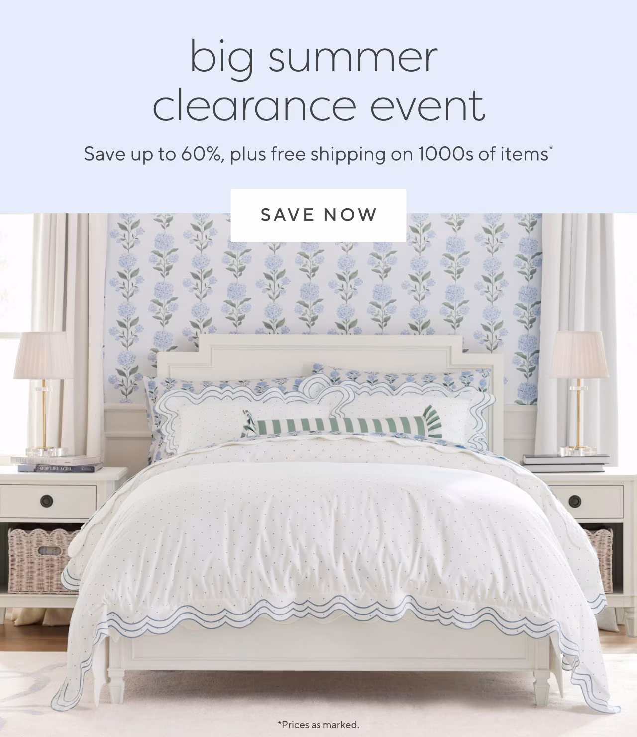 Big summer clearance event
