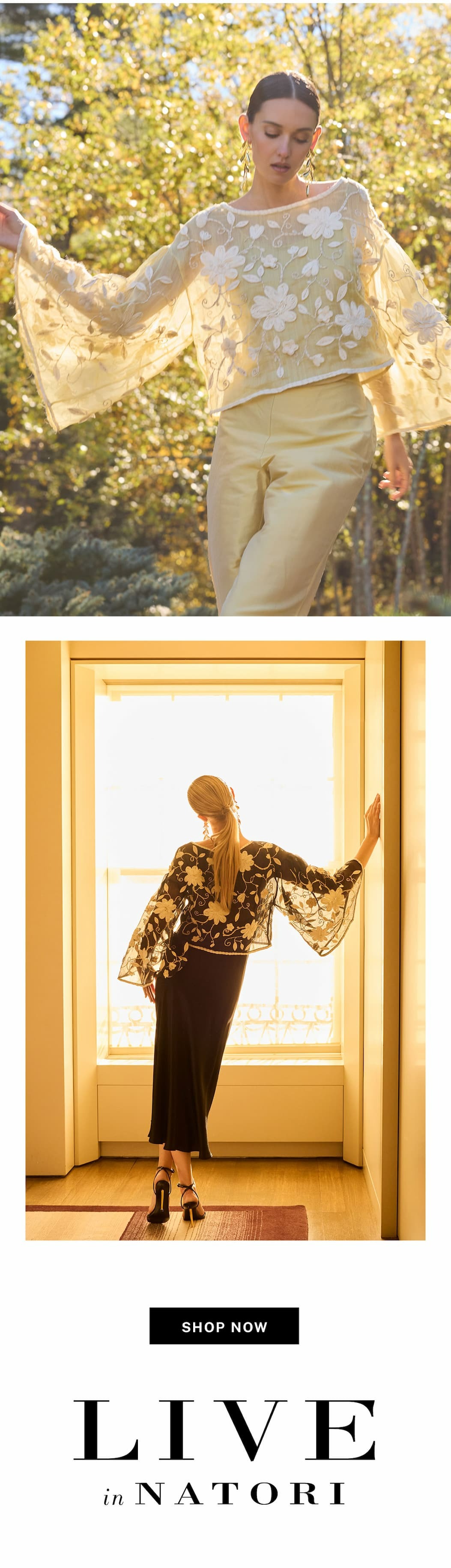 Couture handcrafted by our artisans.