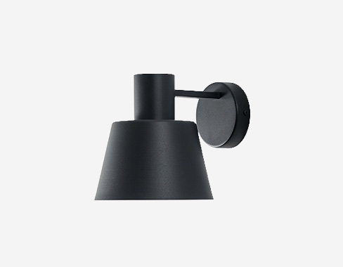 SIGMA Aplique de pared Dunka, antracita, 1 luz, acero, altura 17 cm